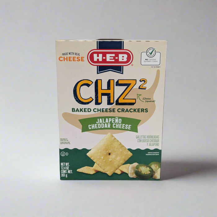 H-E-B CHZ² Baked Cheese Crackers