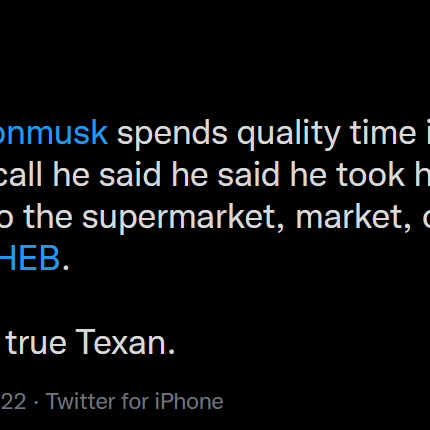 H-E-B, Toilet Paper, & Elon Musk