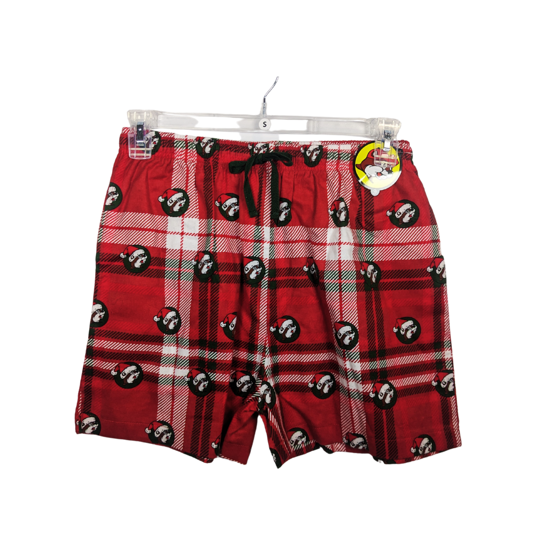 Buc-ee's Plaid Christmas Shorts