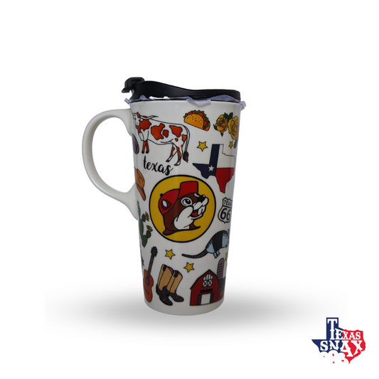 Buc-ee's 17oz Travel Mugs