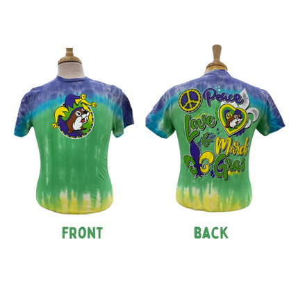 Buc-ee's "Peace, Love, Mardi Gras" Shirt