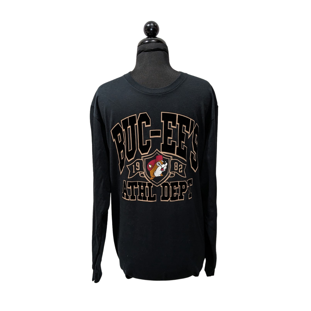 Buc-ee's Black Athletic Department Long Sleeved Shirt