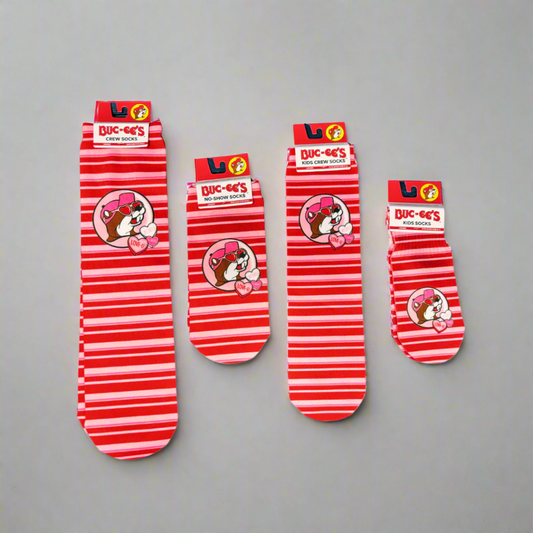 Buc-ee's 2024 Valentine's Day Socks