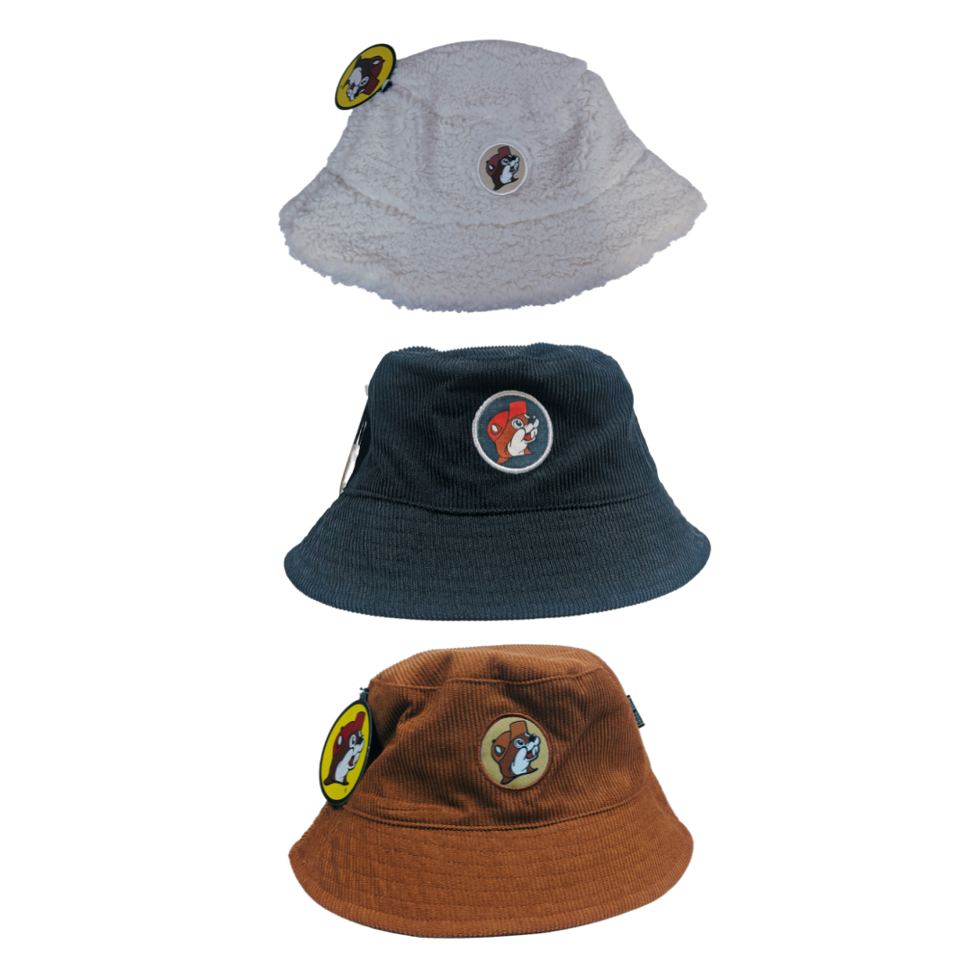 Buc-ee's Cord Bucket Hats