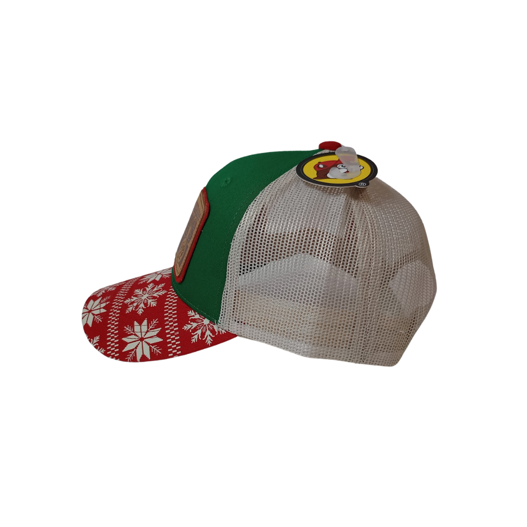 Buc-ee's Snapback Holiday Brim Hat