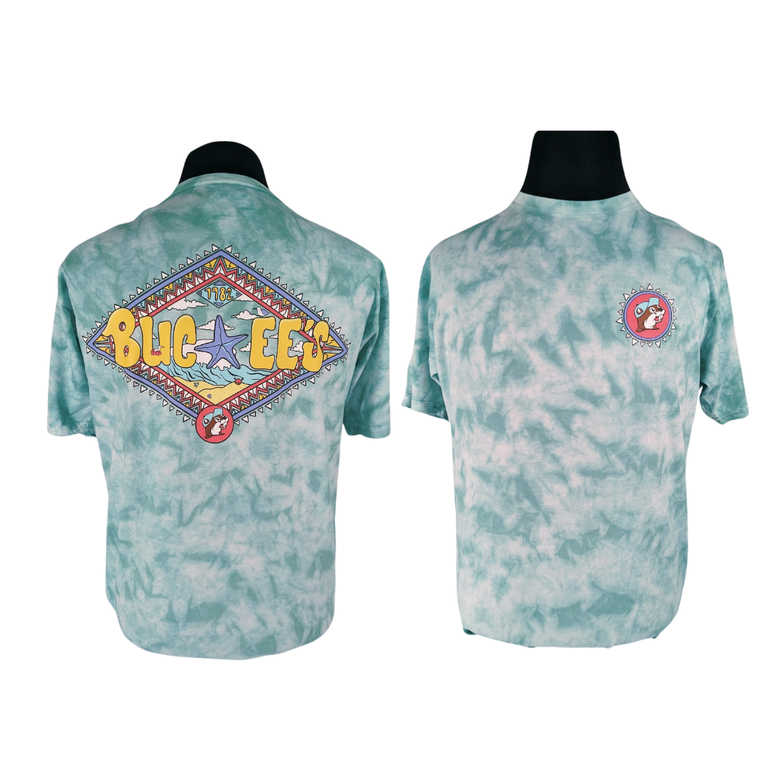 Buc-ee's Aztec / Starfish Tie-Dye Shirt