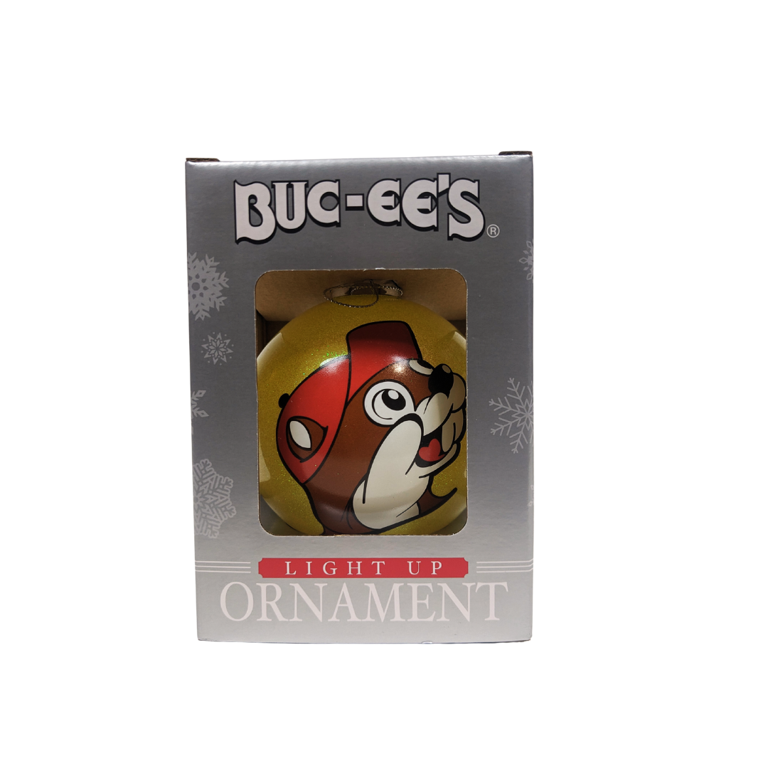 Buc-ee's Light Up Ball Ornament