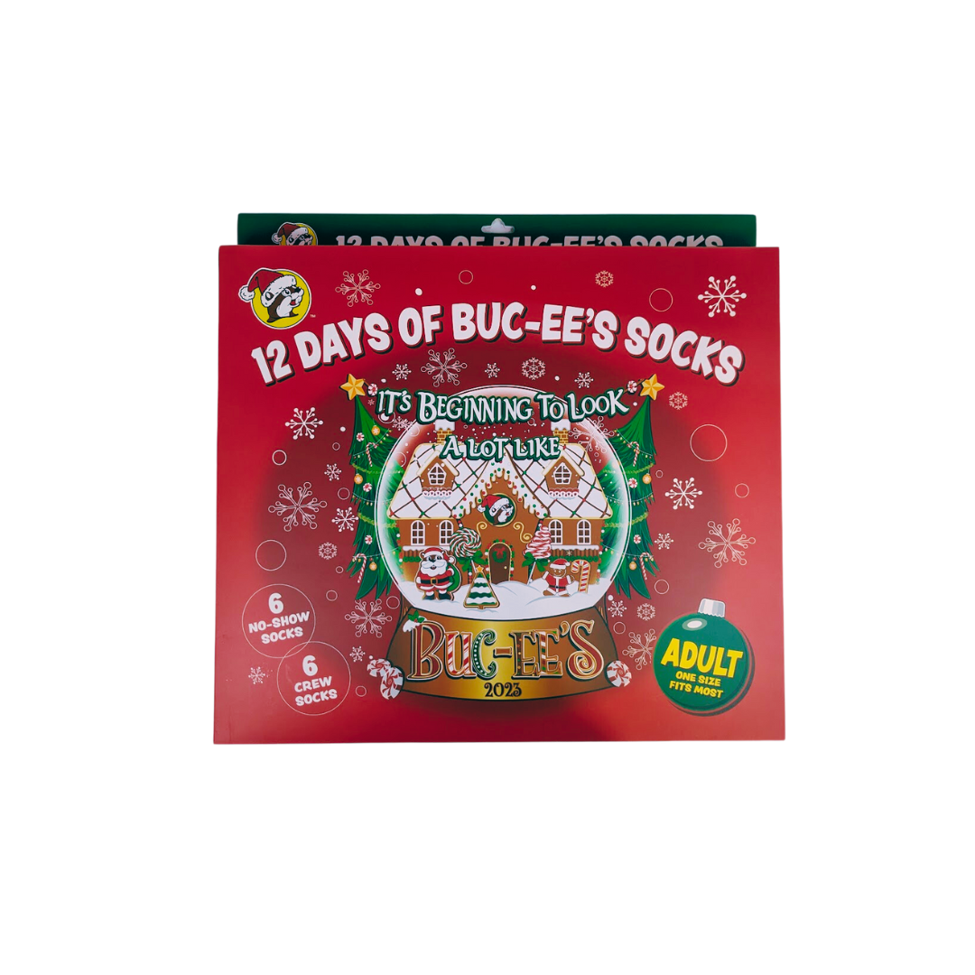 Buc-ee's Advent Calendar Sock Box