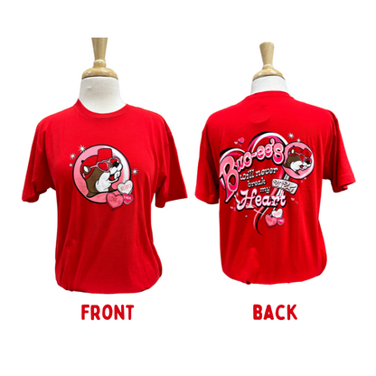 Buc-ee's "Will Never Break My Heart" Valentine's Shirt