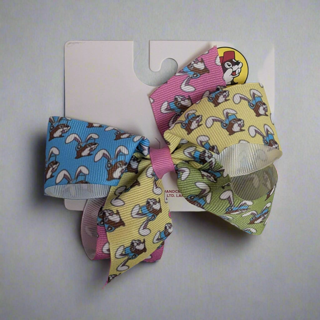 Buc-ee's Easter Bunny Hair Bow