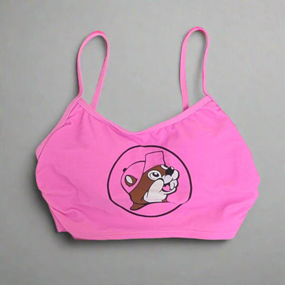 Buc-ee's Pink Logo Swim Top