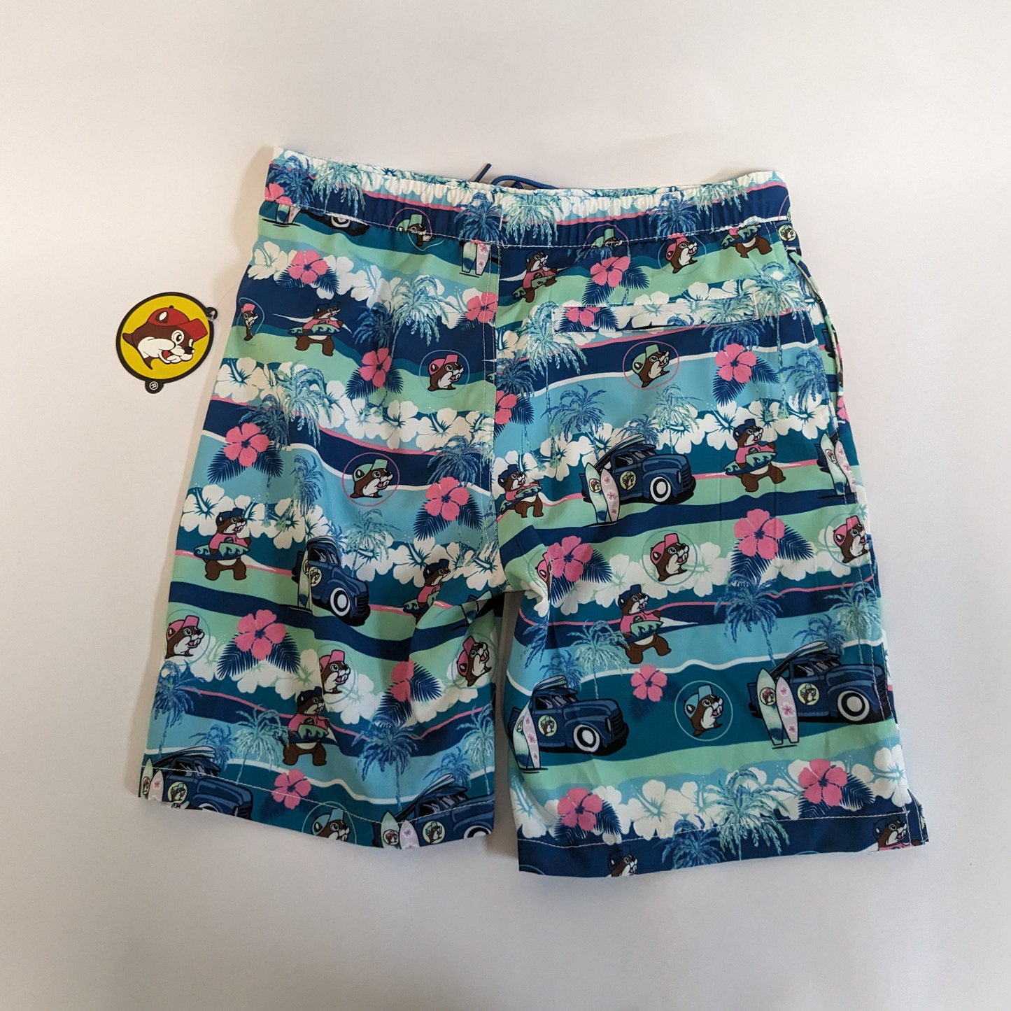 Buc-ee's Boy Tropical Swim Shorts