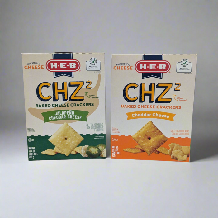 H-E-B CHZ² Baked Cheese Crackers