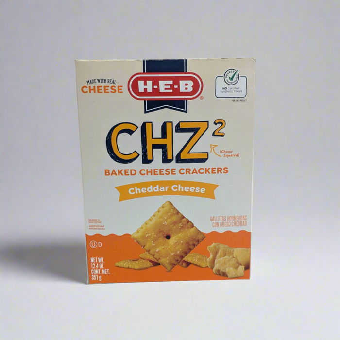 H-E-B CHZ² Baked Cheese Crackers