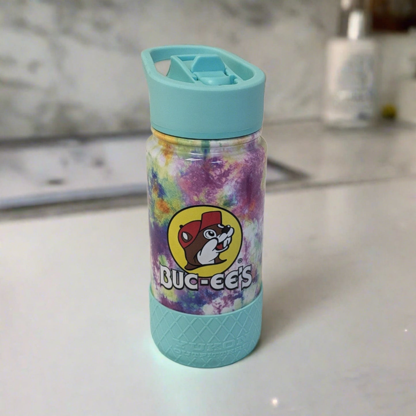 Buc-ee's Kids Water Bottle w/ Flip-Up Spout