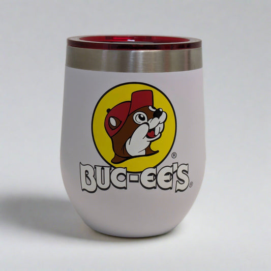 Buc-ee's White Logo Tumbler