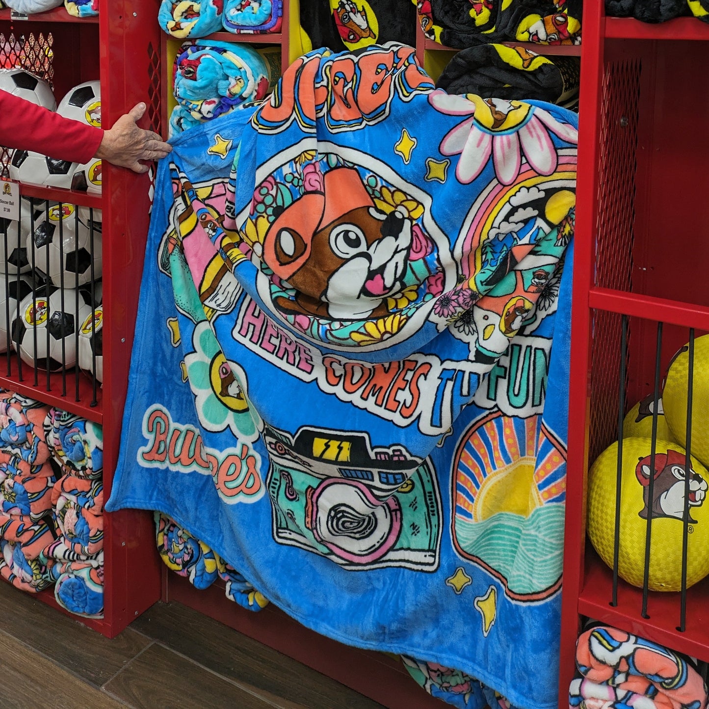 Buc-ee's "Sticker" Blanket