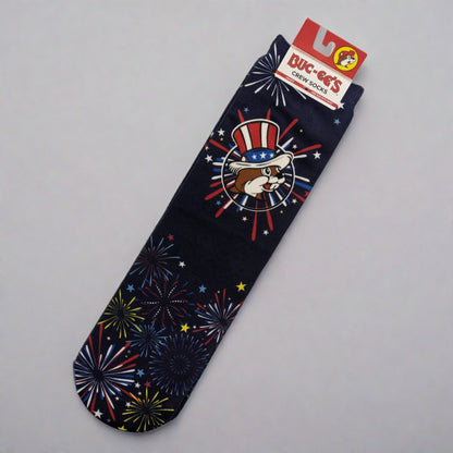 Buc-ee's 4th of July Socks