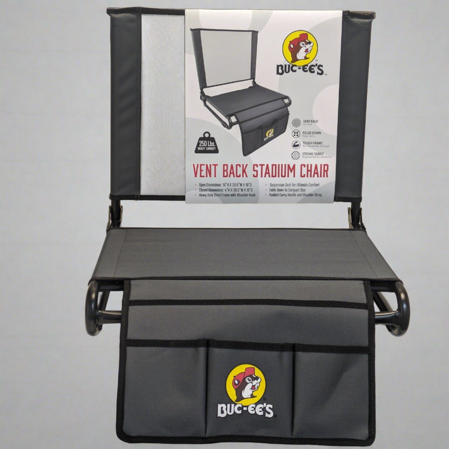 Buc-ee's Vent Back Stadium Chair