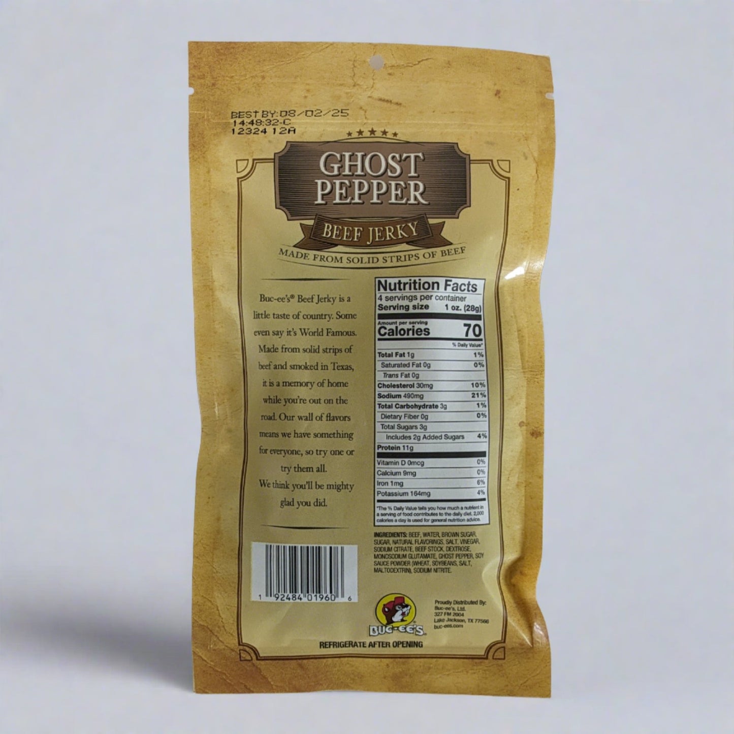 Buc-ee's Ghost Pepper Beef Jerky