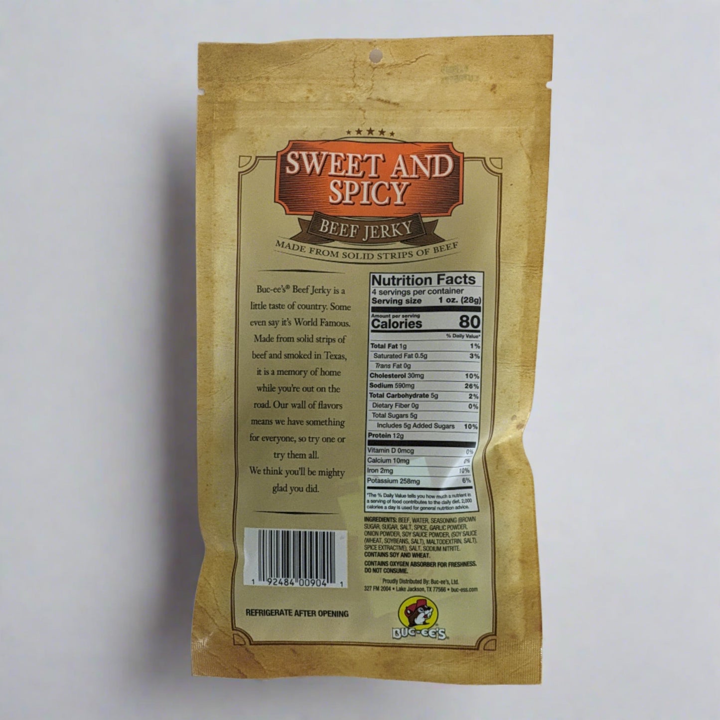 Buc-ee's Sweet & Spicy Beef Jerky