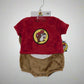 Buc-ee's Infant Beaver Onesie Set with Hat and Socks - 3 Piece Set