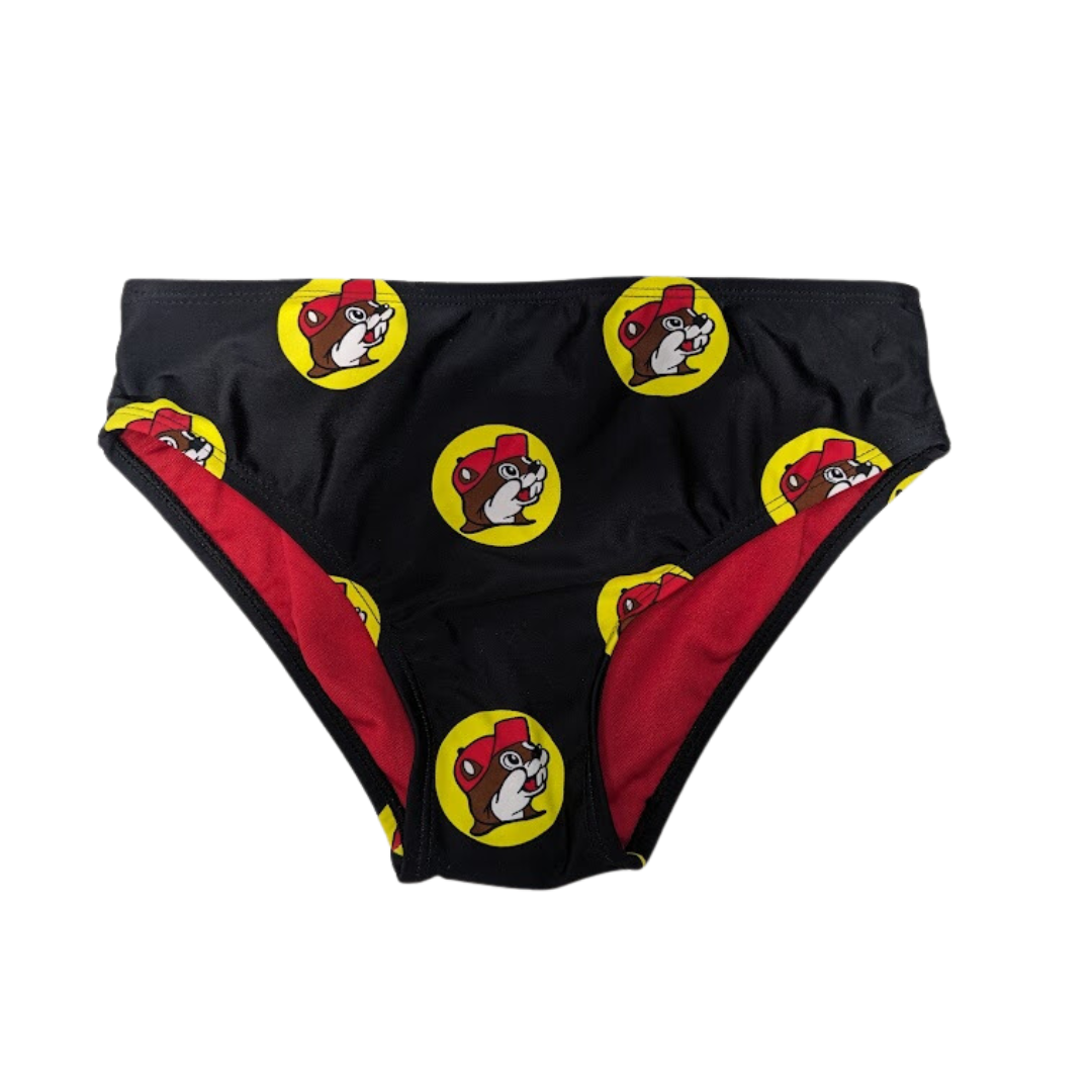 Buc-ee's Black Logo Swim Bottoms - Youth