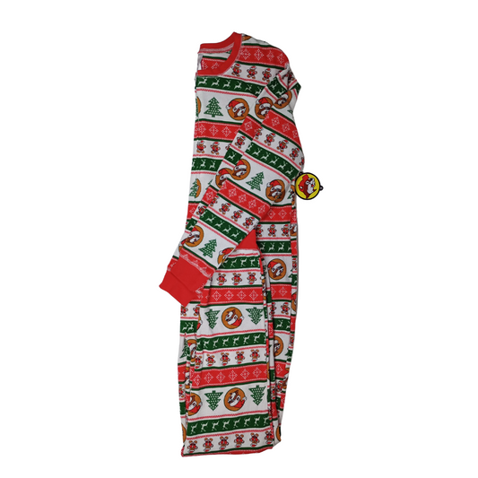 Buc-ee's Striped Christmas Onesie