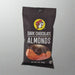 a 2oz bag of dark chocolate almonds from Buc-ee's