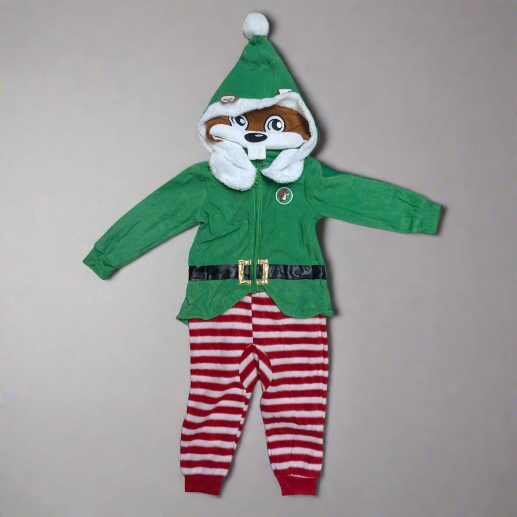 Buc-ee's Elf Christmas Onesie