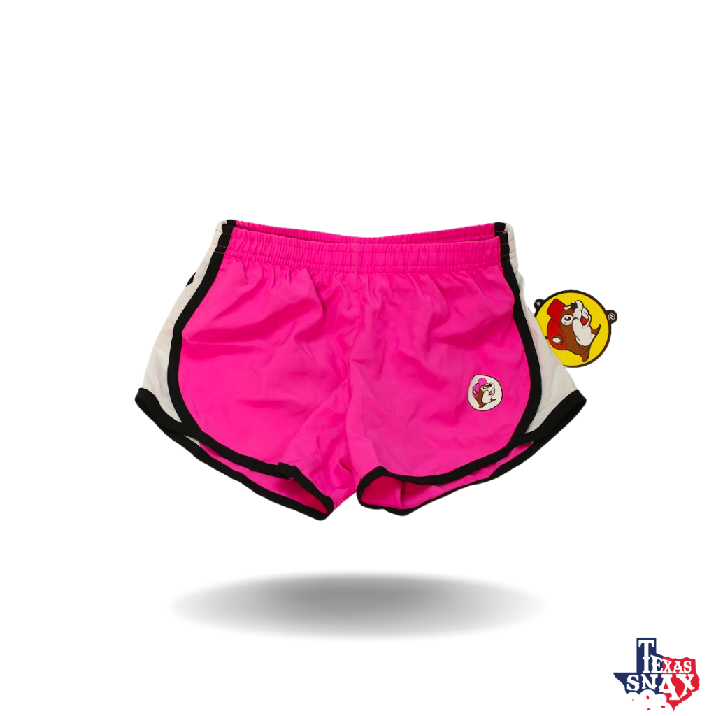 Buc-ee's Pink Running Shorts Shorts