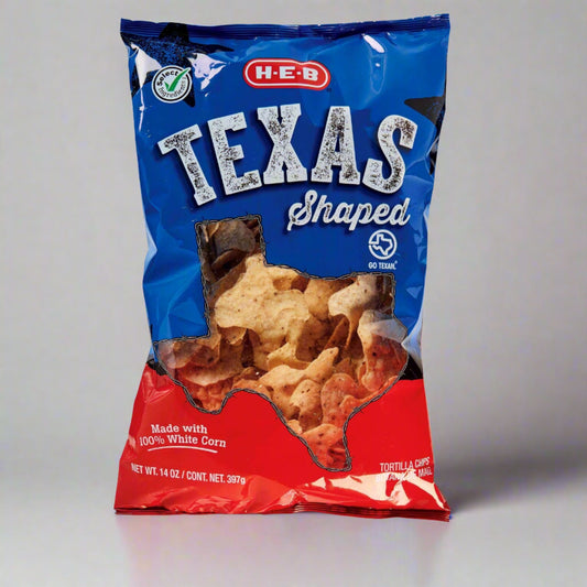 HEB Texas Shaped Tortilla Chips