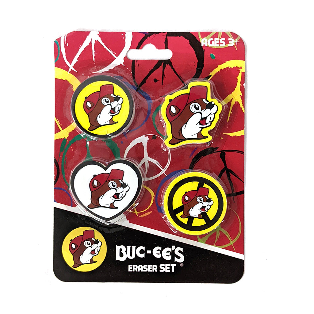 Buc-ee's Eraser Set