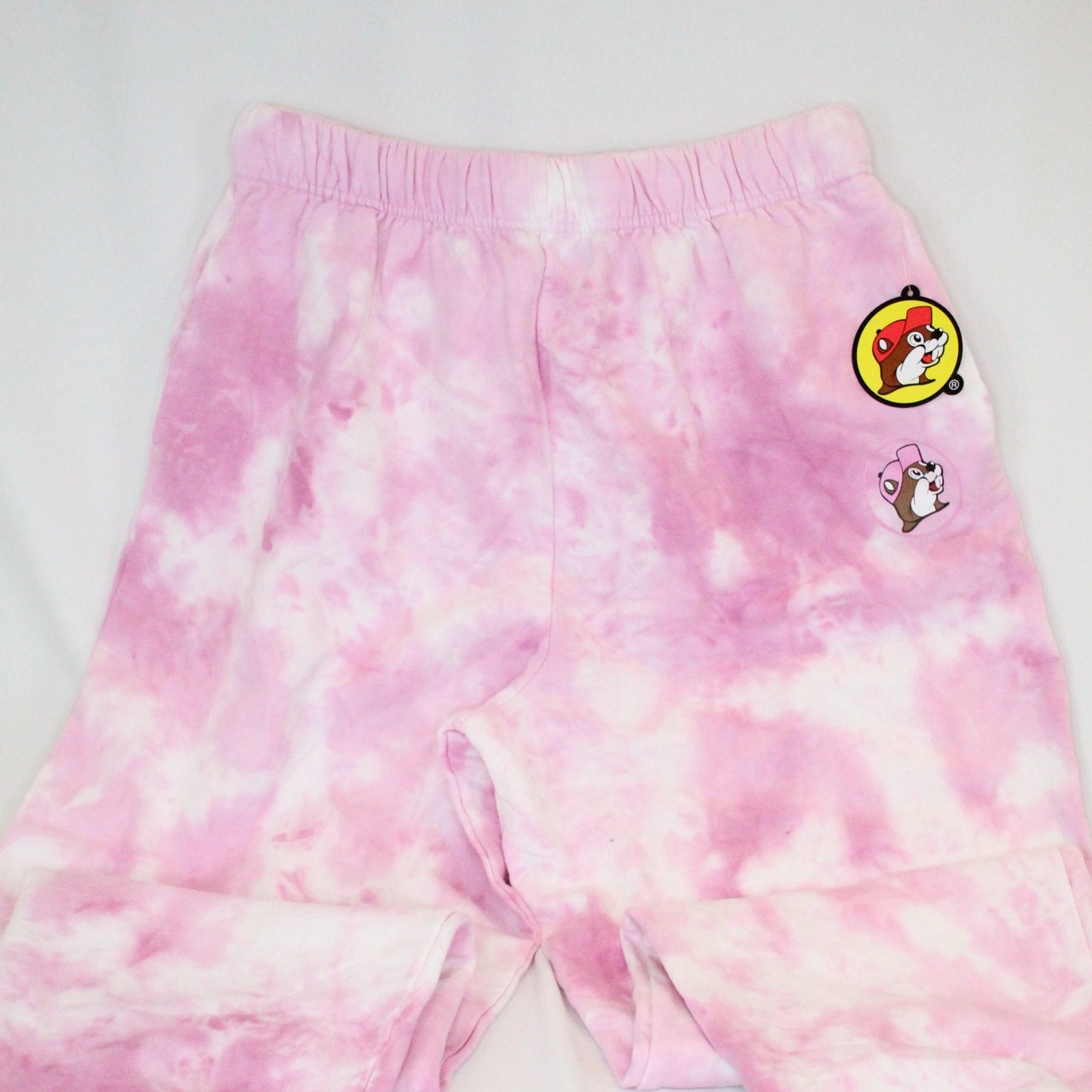 Buc-ee's Tie-Dye Pink Sweatpants